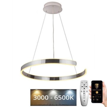 LED Stmívatelný lustr na lanku LED/70W/230V 3000-6500K + dálkové ovládání