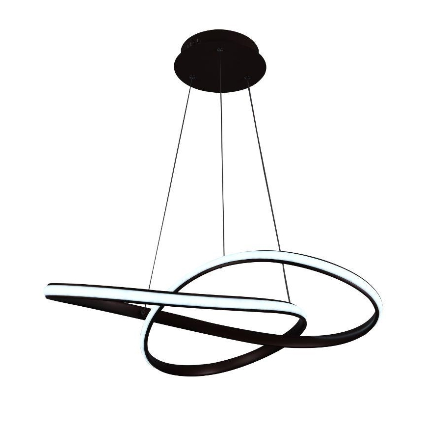 LED Stmívatelný lustr na lanku LED/70W/230V 3000-6500K + dálkové ovládání