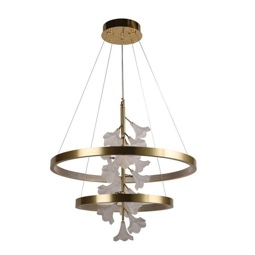 LED Stmívatelný lustr na lanku LED/70W/230V 3000-6500K + dálkové ovládání
