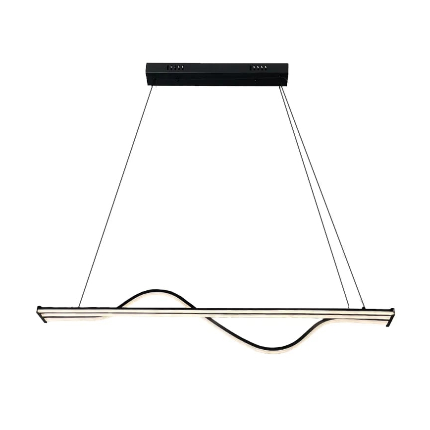 LED Stmívatelný lustr na lanku LED/70W/230V 3000-6500K + dálkové ovládání