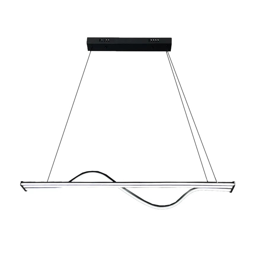 LED Stmívatelný lustr na lanku LED/70W/230V 3000-6500K + dálkové ovládání