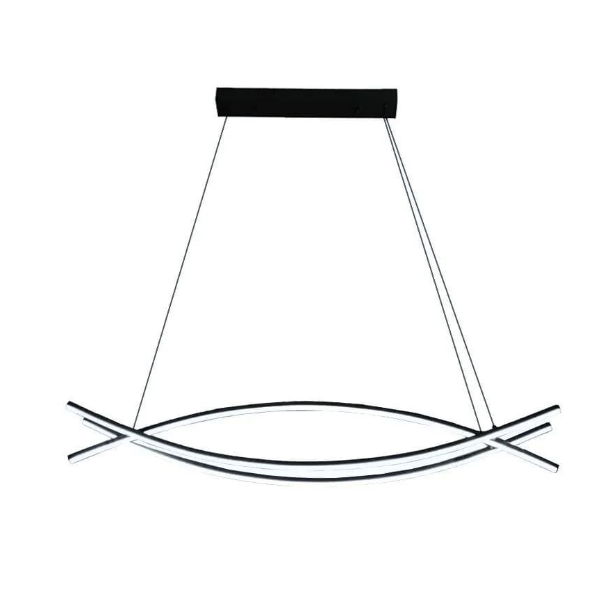 LED Stmívatelný lustr na lanku LED/70W/230V 3000-6500K + dálkové ovládání
