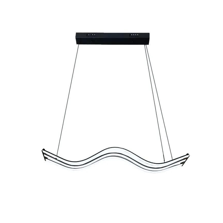 LED Stmívatelný lustr na lanku LED/70W/230V 3000-6500K + dálkové ovládání