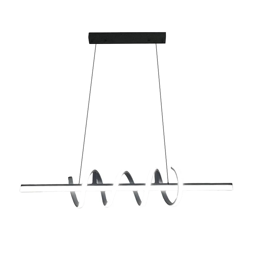 LED Stmívatelný lustr na lanku LED/70W/230V 3000-6500K + dálkové ovládání