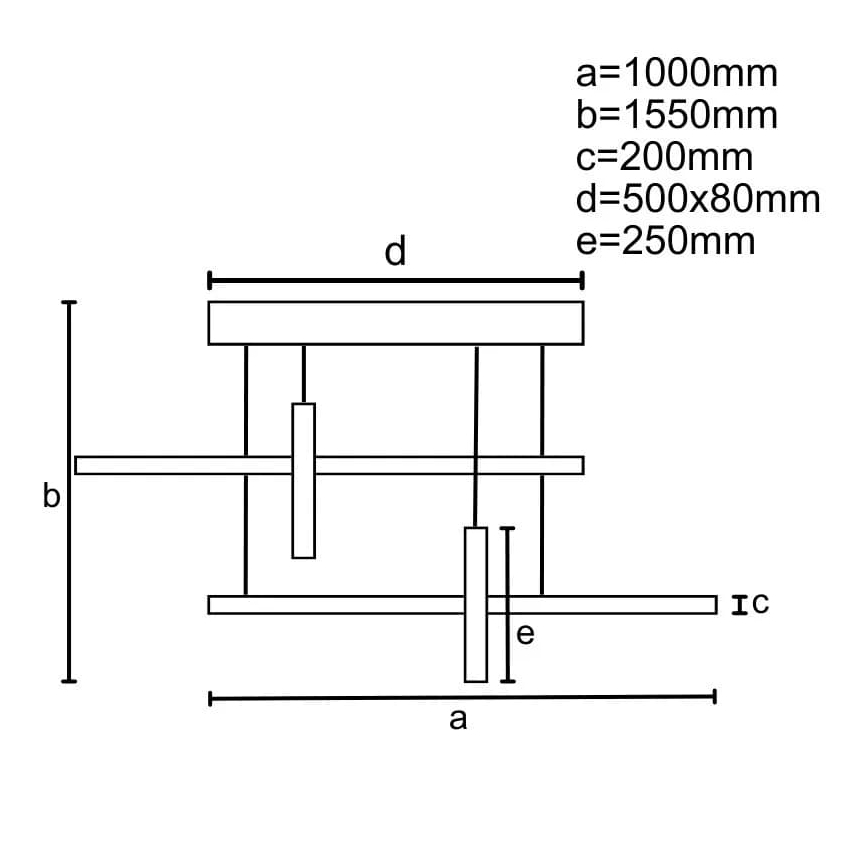 LED Stmívatelný lustr na lanku LED/70W/230V 3000-6500K + dálkové ovládání
