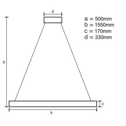 LED Stmívatelný křišťálový lustr na lanku LED/70W/230V 3000-6500K zlatá + dálkové ovládání