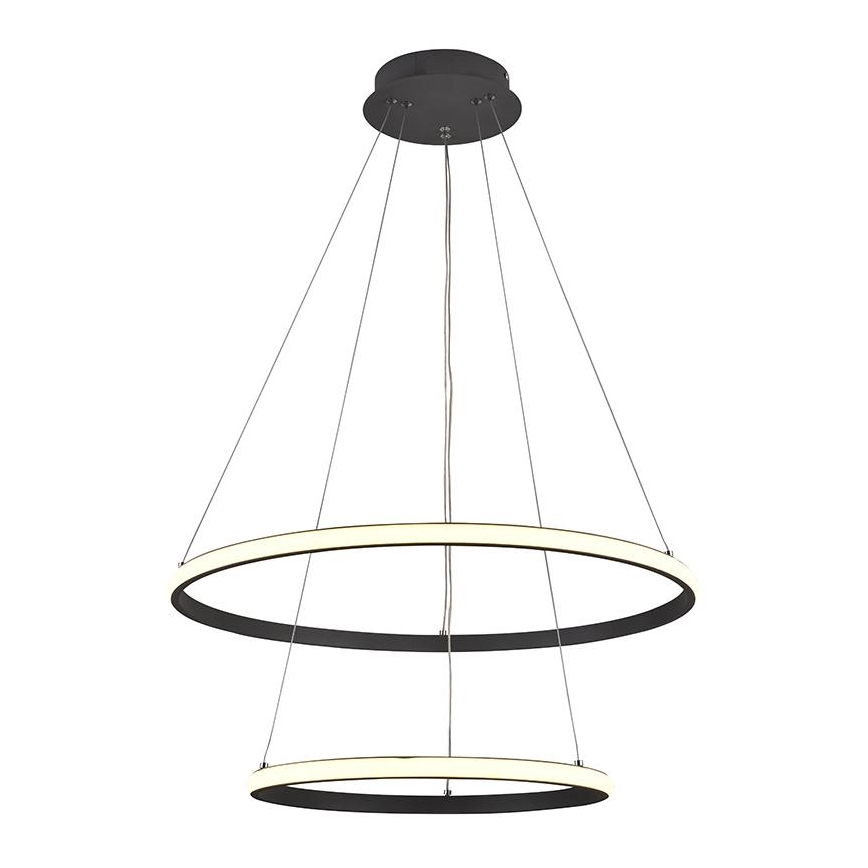 LED Stmívatelný lustr na lanku LED/75W/230V 3000-6500K + dálkové ovládání