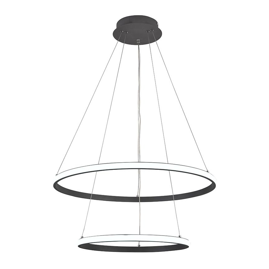 LED Stmívatelný lustr na lanku LED/75W/230V 3000-6500K + dálkové ovládání