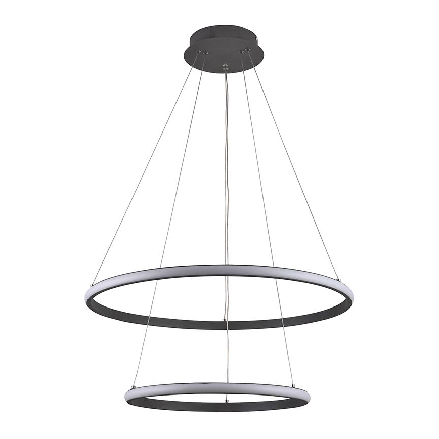 LED Stmívatelný lustr na lanku LED/75W/230V 3000-6500K + dálkové ovládání