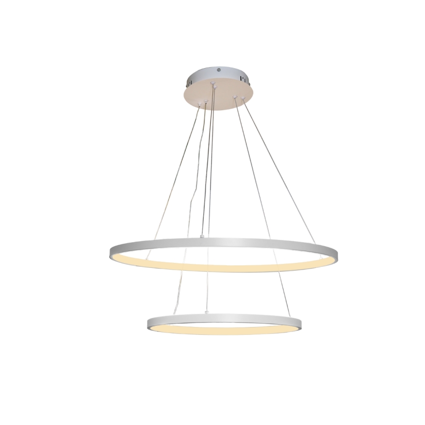 LED Stmívatelný lustr na lanku LED/75W/230V 3000-6500K pr. 60 cm + dálkové ovládání