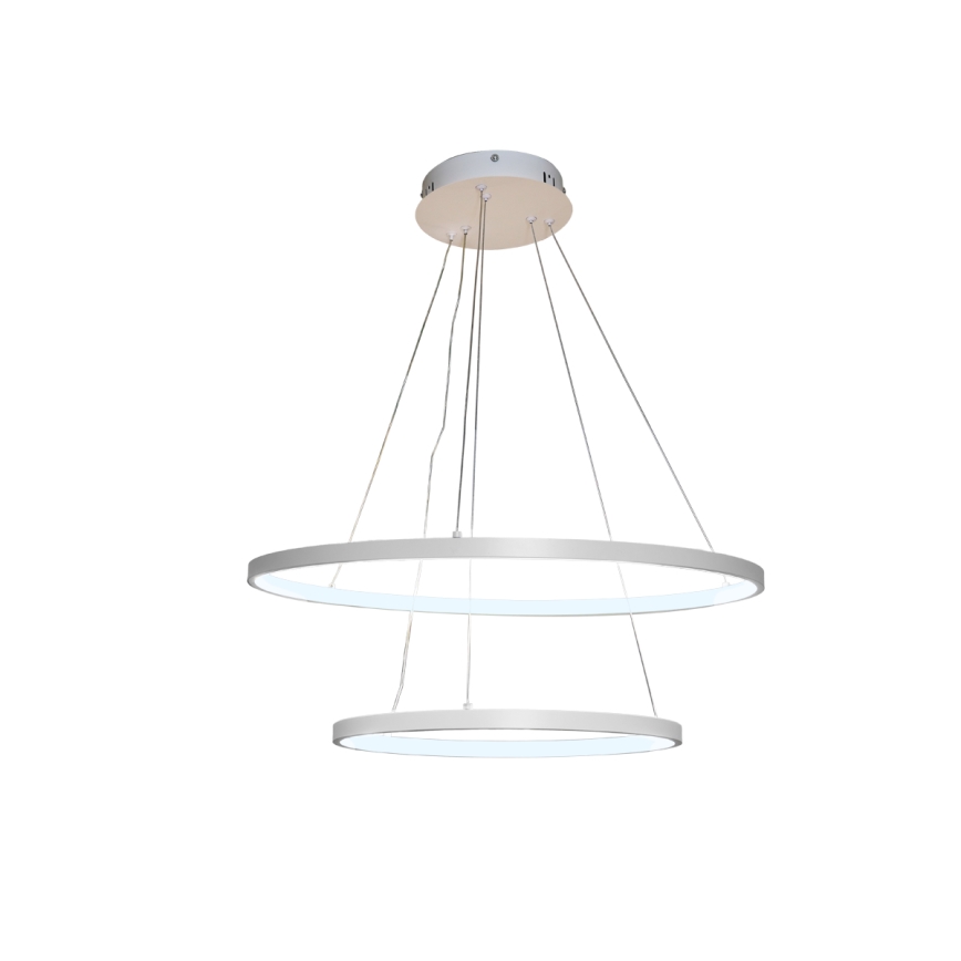 LED Stmívatelný lustr na lanku LED/75W/230V 3000-6500K pr. 60 cm + dálkové ovládání