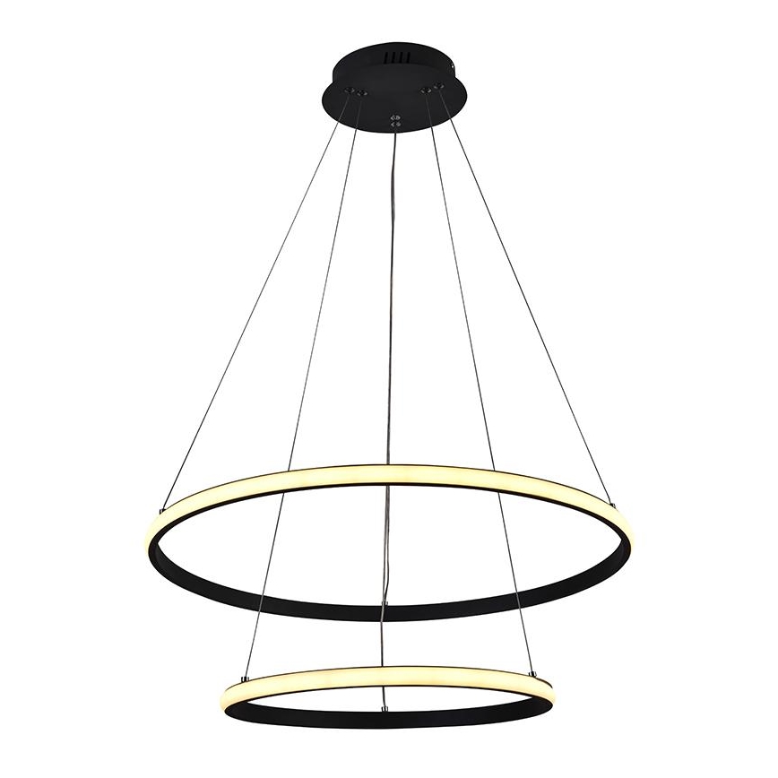LED Stmívatelný lustr na lanku LED/75W/230V 3000-6500K + dálkové ovládání