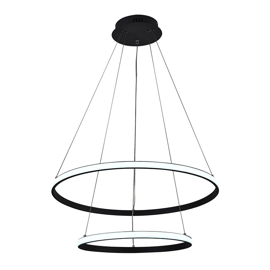 LED Stmívatelný lustr na lanku LED/75W/230V 3000-6500K + dálkové ovládání