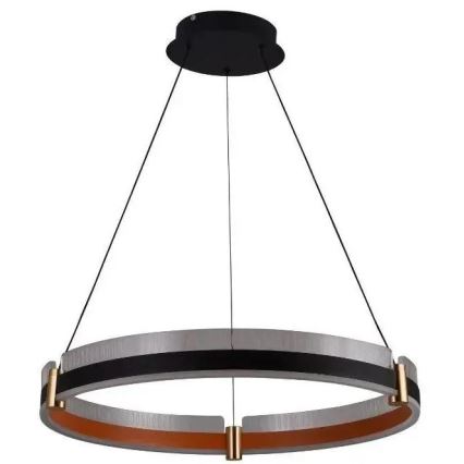 LED Stmívatelný lustr na lanku LED/80W/230V 3000-6500K pr. 60 cm + dálkové ovládání