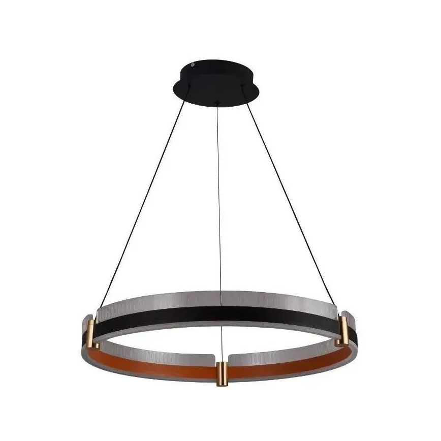 LED Stmívatelný lustr na lanku LED/80W/230V 3000-6500K pr. 60 cm + dálkové ovládání