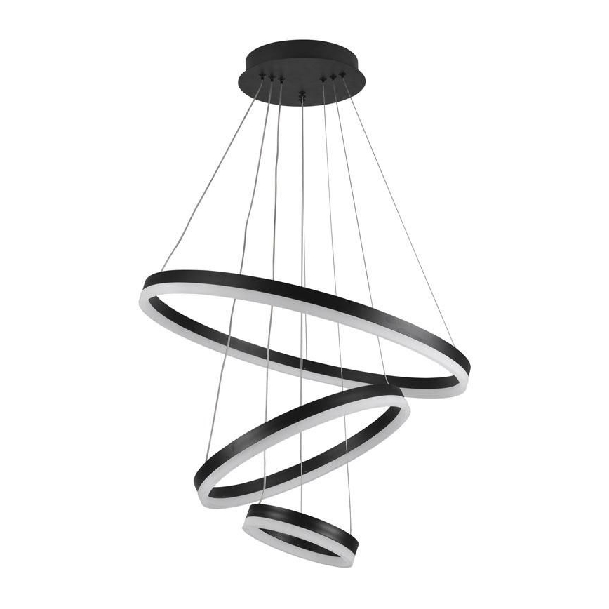 LED Stmívatelný lustr na lanku LED/85W/230V 3000-6500K + dálkové ovládání