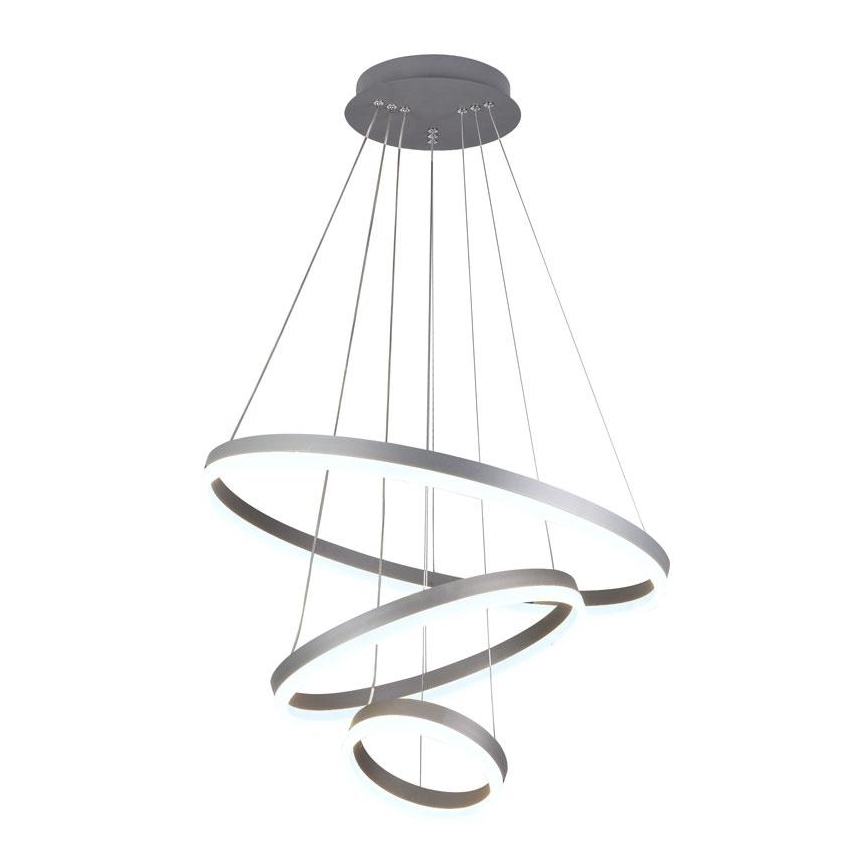 LED Stmívatelný lustr na lanku LED/85W/230V 3000-6500K + dálkové ovládání
