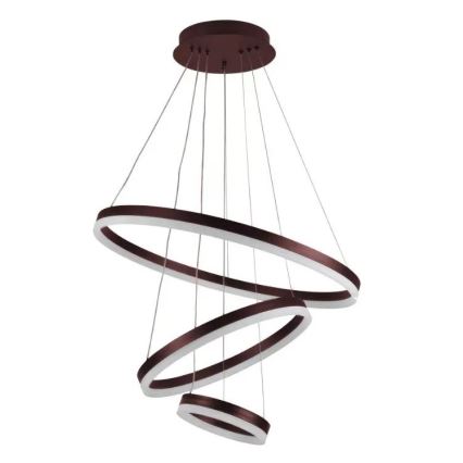 LED Stmívatelný lustr na lanku LED/85W/230V 3000-6500K pr. 60 cm + dálkové ovládání