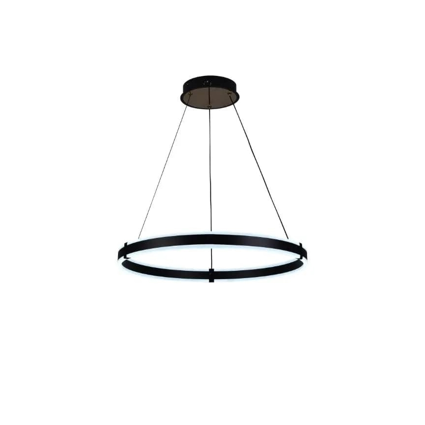 LED Stmívatelný lustr na lanku LED/85W/230V 3000-6500K + dálkové ovládání