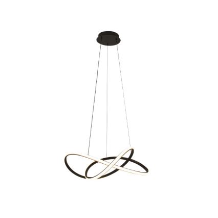 LED Stmívatelný lustr na lanku LED/85W/230V 3000-6500K pr. 60 cm + dálkové ovládání
