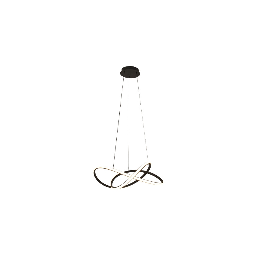 LED Stmívatelný lustr na lanku LED/85W/230V 3000-6500K pr. 60 cm + dálkové ovládání
