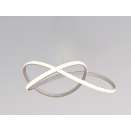 LED Stmívatelný lustr na lanku LED/85W/230V 3000-6500K pr. 60 cm + dálkové ovládání