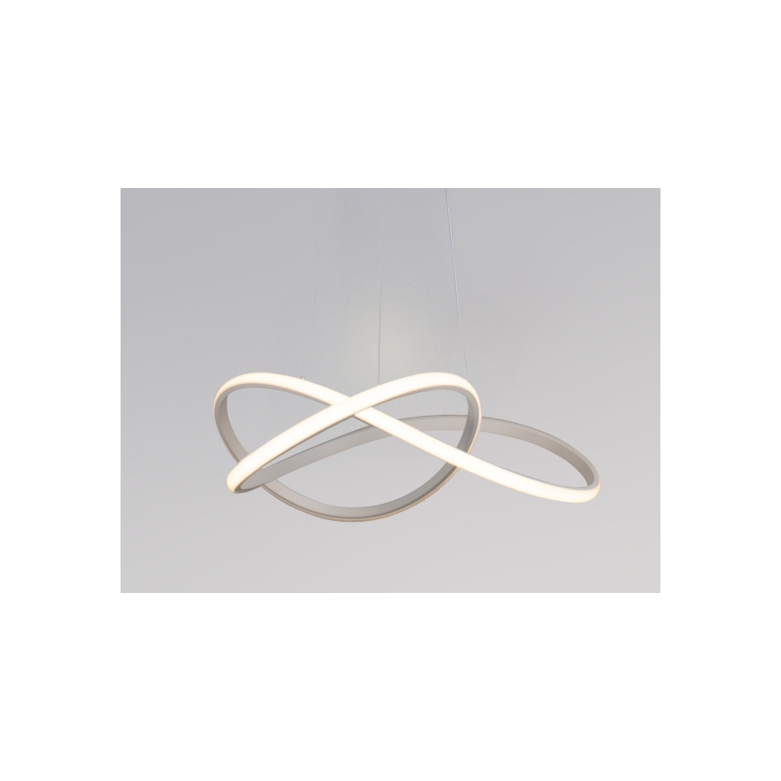 LED Stmívatelný lustr na lanku LED/85W/230V 3000-6500K pr. 60 cm + dálkové ovládání