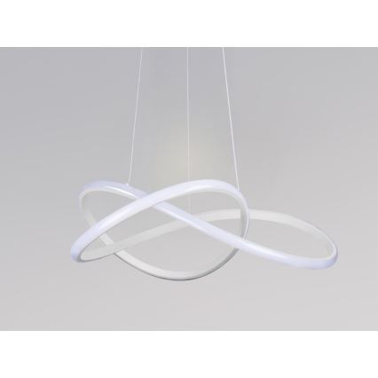 LED Stmívatelný lustr na lanku LED/85W/230V 3000-6500K pr. 60 cm + dálkové ovládání