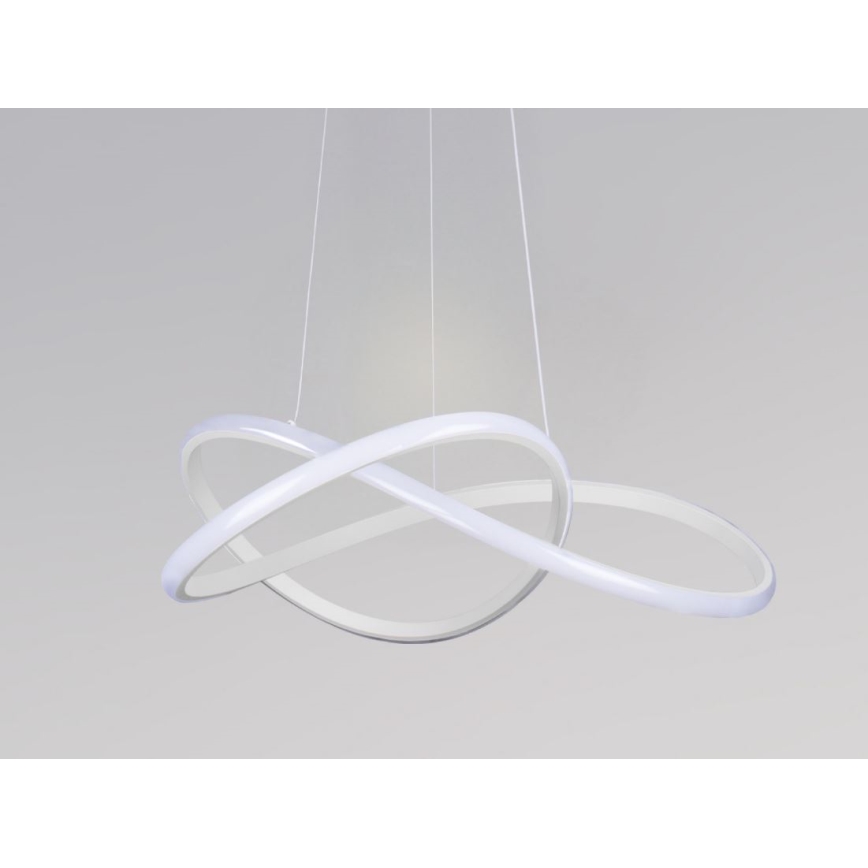 LED Stmívatelný lustr na lanku LED/85W/230V 3000-6500K pr. 60 cm + dálkové ovládání