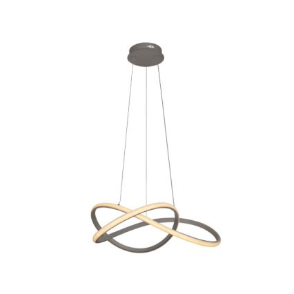 LED Stmívatelný lustr na lanku LED/85W/230V 3000-6500K pr. 60 cm + dálkové ovládání