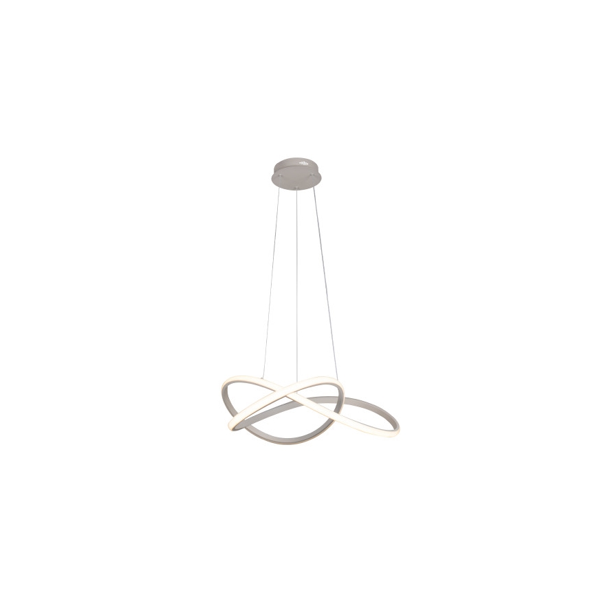 LED Stmívatelný lustr na lanku LED/85W/230V 3000-6500K pr. 60 cm + dálkové ovládání
