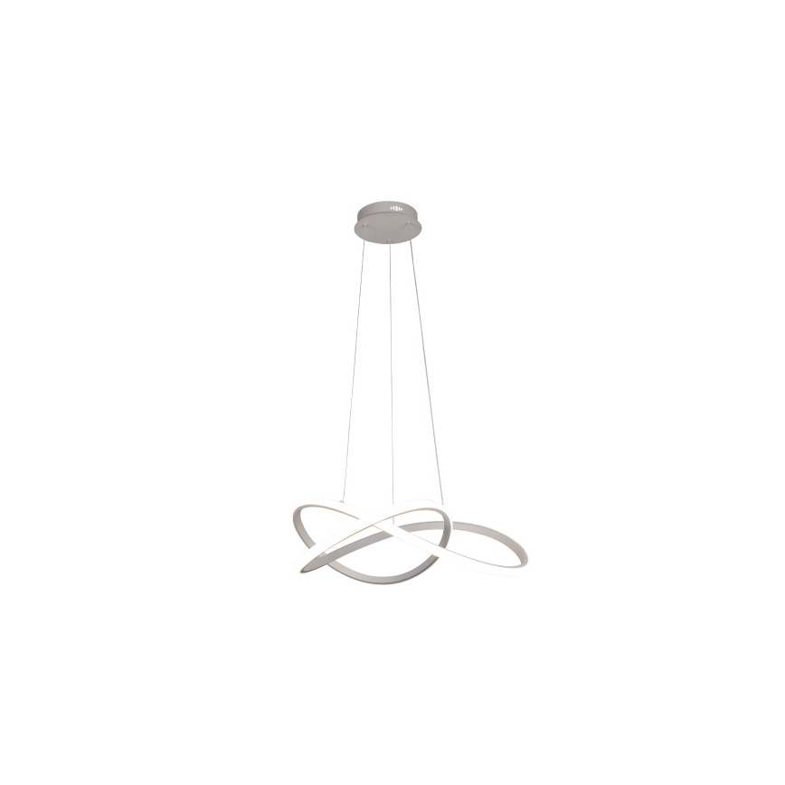 LED Stmívatelný lustr na lanku LED/85W/230V 3000-6500K pr. 60 cm + dálkové ovládání