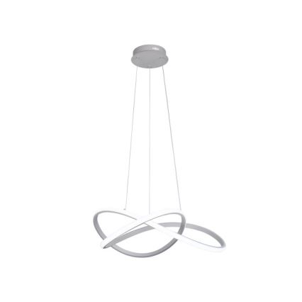 LED Stmívatelný lustr na lanku LED/85W/230V 3000-6500K pr. 60 cm + dálkové ovládání