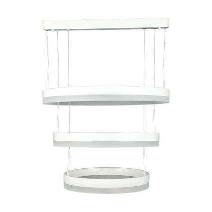 LED Stmívatelný lustr na lanku LED/86W/230V 3000K bílá