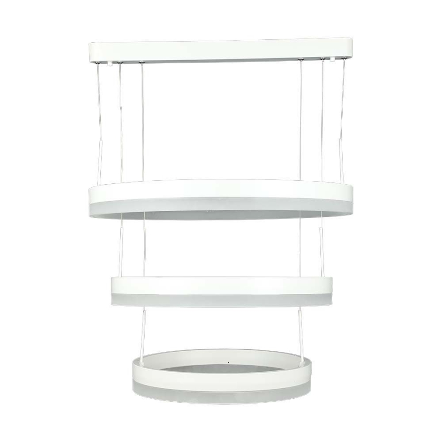 LED Stmívatelný lustr na lanku LED/86W/230V 3000K bílá