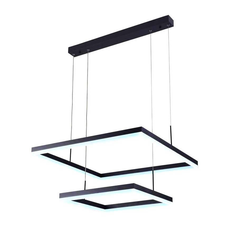 LED Stmívatelný lustr na lanku LED/90W/230V 3000-6500K + dálkové ovládání