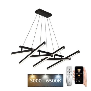 LED Stmívatelný lustr na lanku LED/90W/230V 3000-6500K + dálkové ovládání