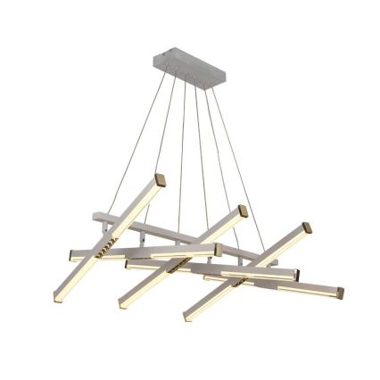 LED Stmívatelný lustr na lanku LED/90W/230V 3000-6500K pr. 80 cm + dálkové ovládání