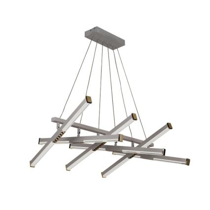 LED Stmívatelný lustr na lanku LED/90W/230V 3000-6500K pr. 80 cm + dálkové ovládání