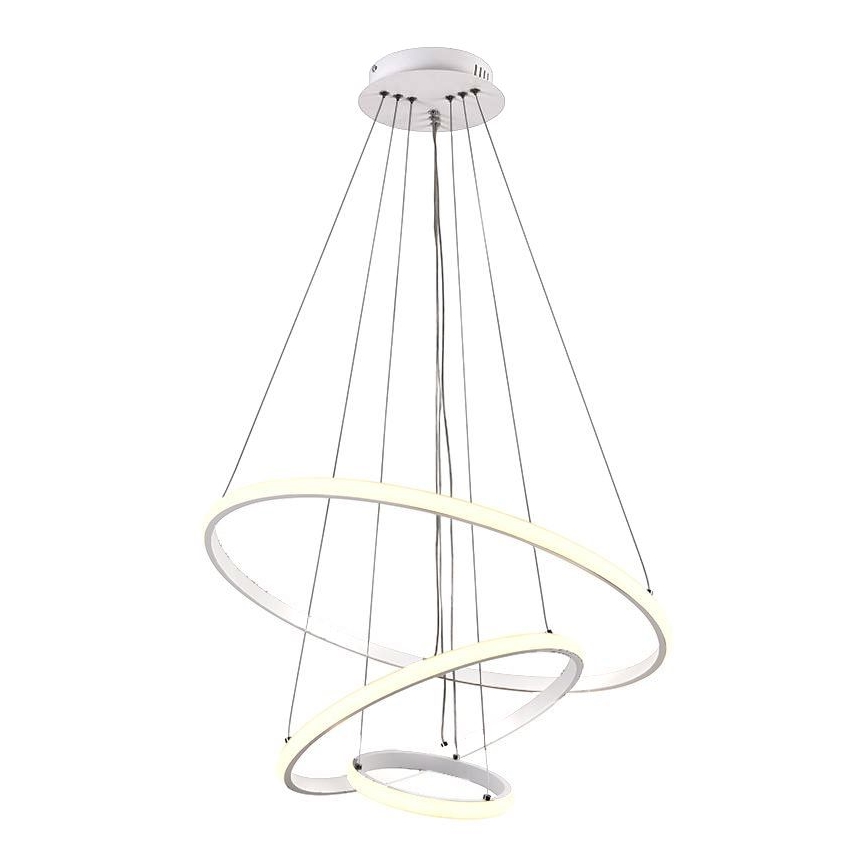 LED Stmívatelný lustr na lanku LED/90W/230V 3000-6500K + dálkové ovládání