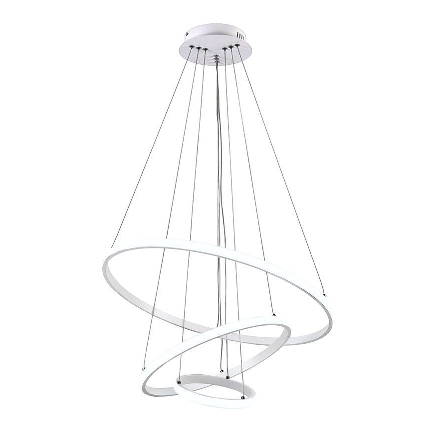 LED Stmívatelný lustr na lanku LED/90W/230V 3000-6500K + dálkové ovládání