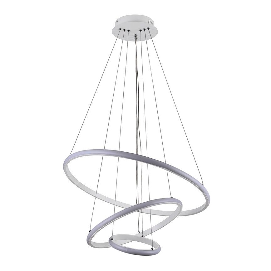LED Stmívatelný lustr na lanku LED/90W/230V 3000-6500K + dálkové ovládání