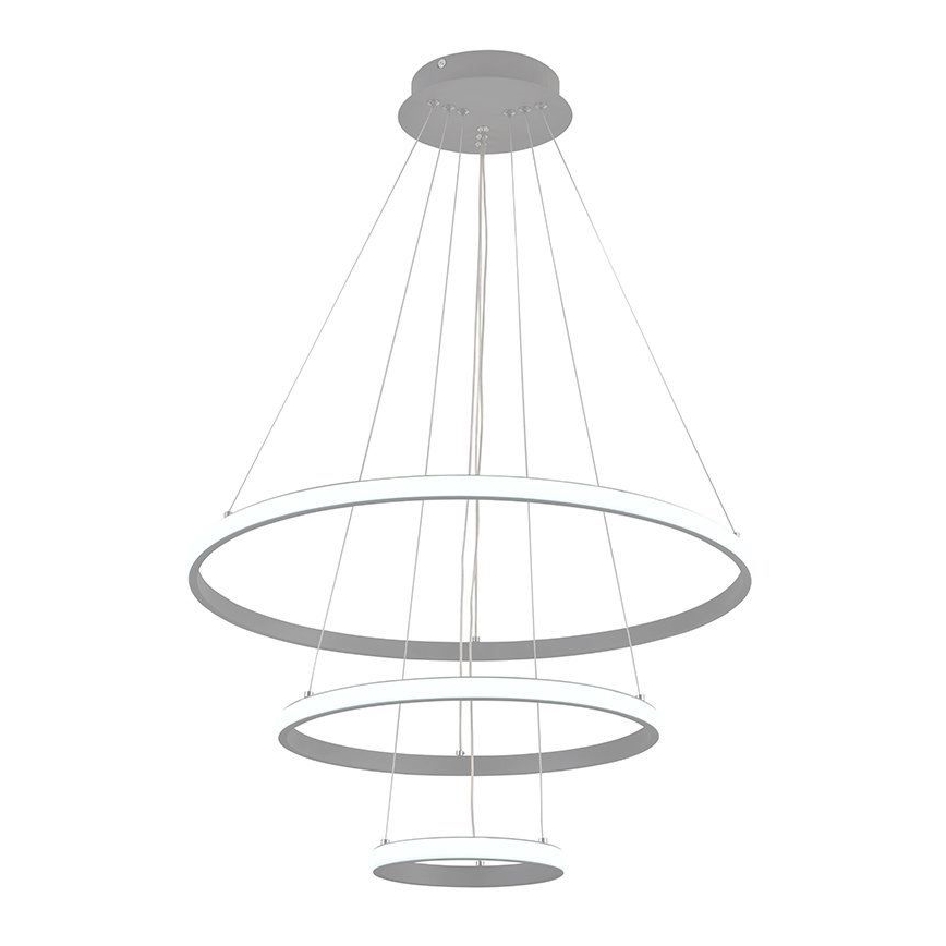 LED Stmívatelný lustr na lanku LED/90W/230V 3000-6500K + dálkové ovládání