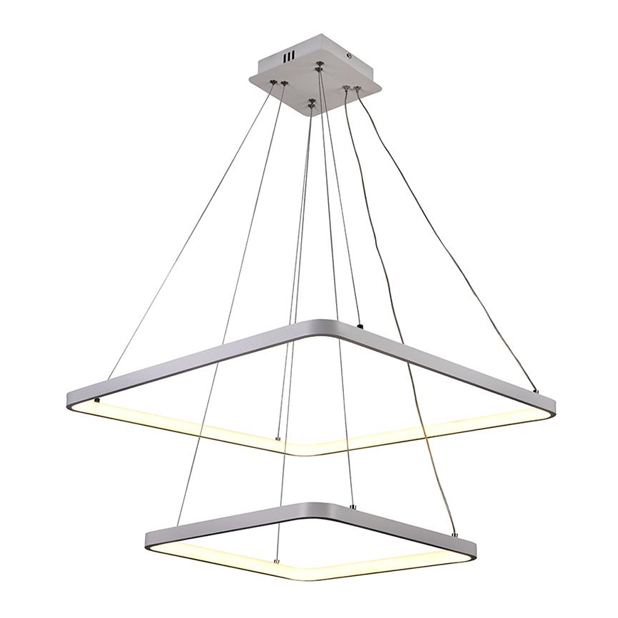 LED Stmívatelný lustr na lanku LED/90W/230V 3000-6500K + dálkové ovládání