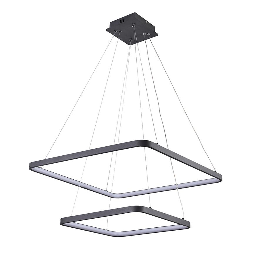 LED Stmívatelný lustr na lanku LED/90W/230V 3000-6500K + dálkové ovládání