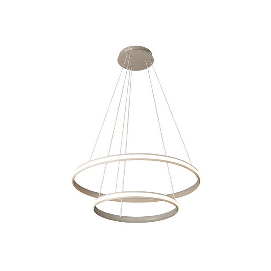 LED Stmívatelný lustr na lanku LED/90W/230V 3000-6500K pr. 60 cm + dálkové ovládání