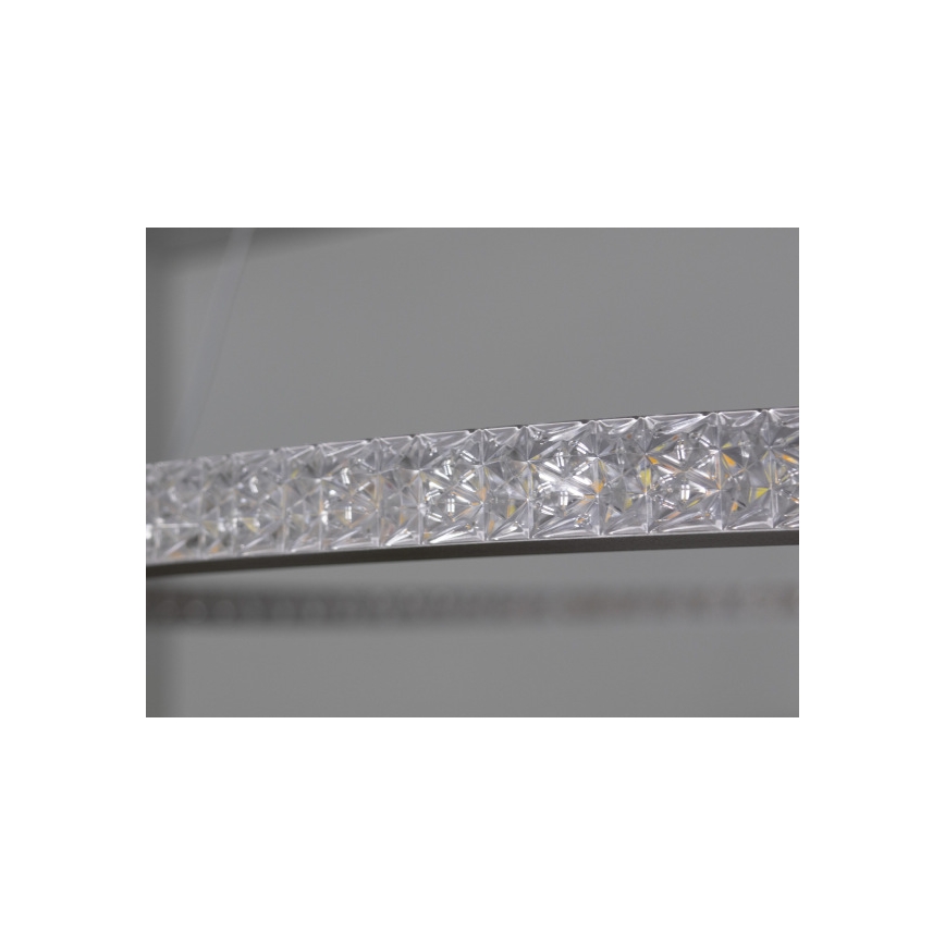 LED Stmívatelný lustr na lanku LED/90W/230V 3000-6500K pr. 60 cm + dálkové ovládání