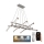 LED Stmívatelný lustr na lanku LED/90W/230V 3000-6500K pr. 80 cm + dálkové ovládání