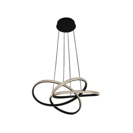 LED Stmívatelný lustr na lanku LED/95W/230V 3000-6500K pr. 57 cm + dálkové ovládání