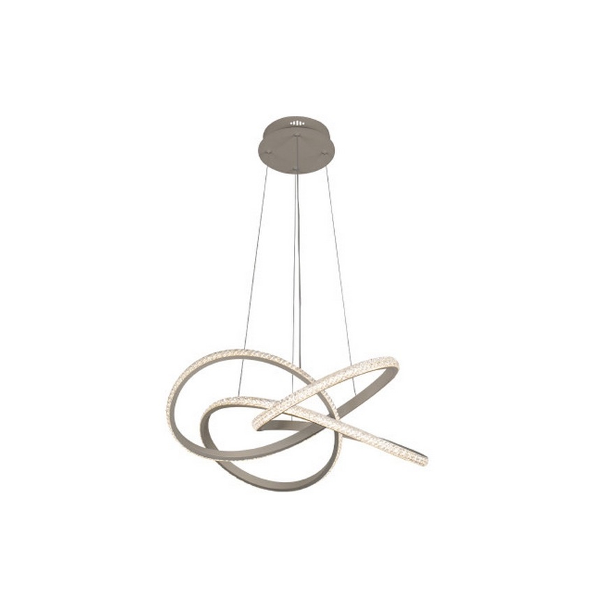 LED Stmívatelný lustr na lanku LED/95W/230V 3000-6500K pr. 57 cm + dálkové ovládání